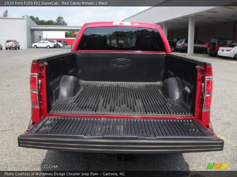 Red Candy Metallic / Black 2010 Ford F150 FX2 SuperCab