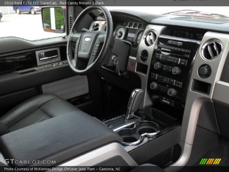 Red Candy Metallic / Black 2010 Ford F150 FX2 SuperCab