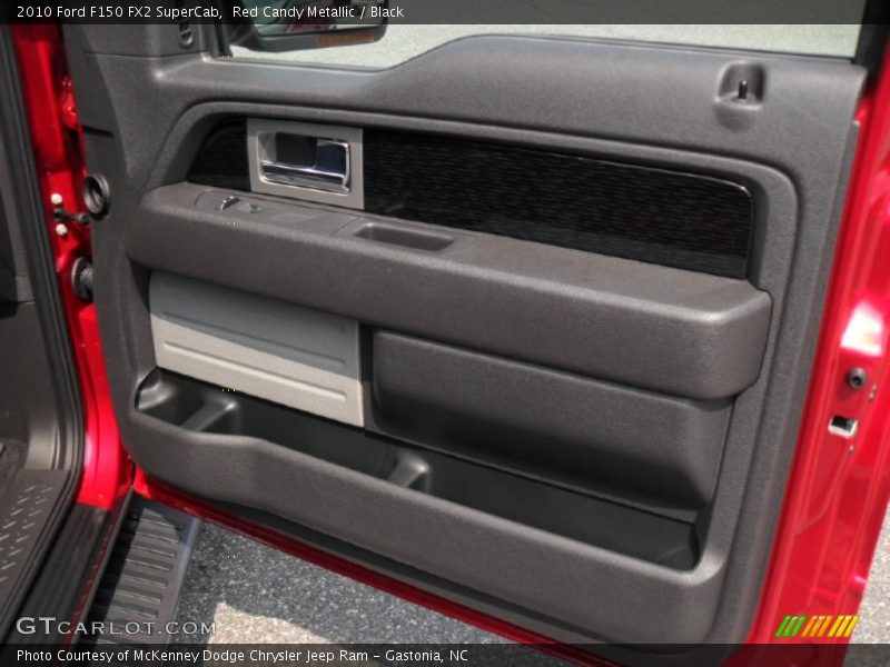 Red Candy Metallic / Black 2010 Ford F150 FX2 SuperCab