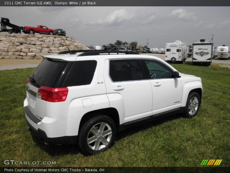 Olympic White / Jet Black 2011 GMC Terrain SLE AWD
