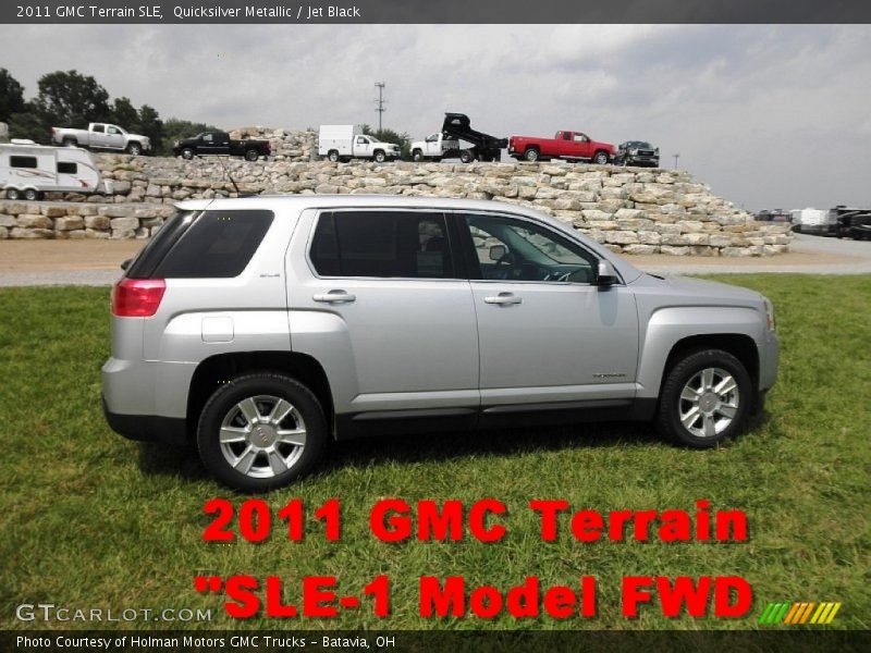 Quicksilver Metallic / Jet Black 2011 GMC Terrain SLE