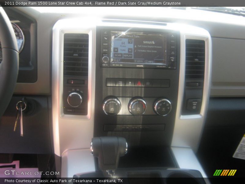 Flame Red / Dark Slate Gray/Medium Graystone 2011 Dodge Ram 1500 Lone Star Crew Cab 4x4