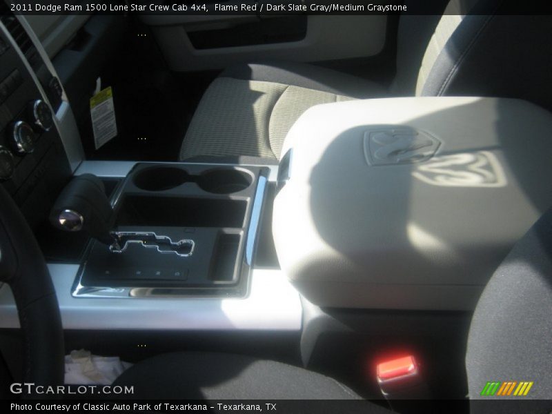 Flame Red / Dark Slate Gray/Medium Graystone 2011 Dodge Ram 1500 Lone Star Crew Cab 4x4