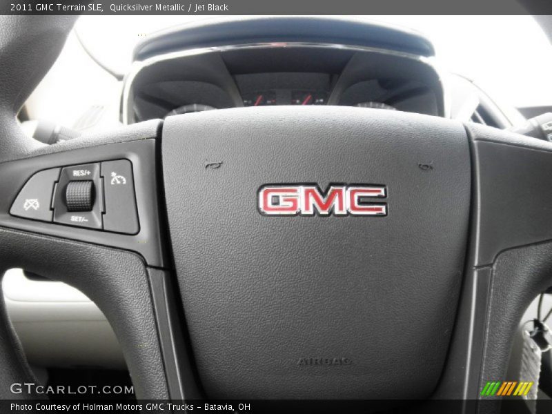 Quicksilver Metallic / Jet Black 2011 GMC Terrain SLE