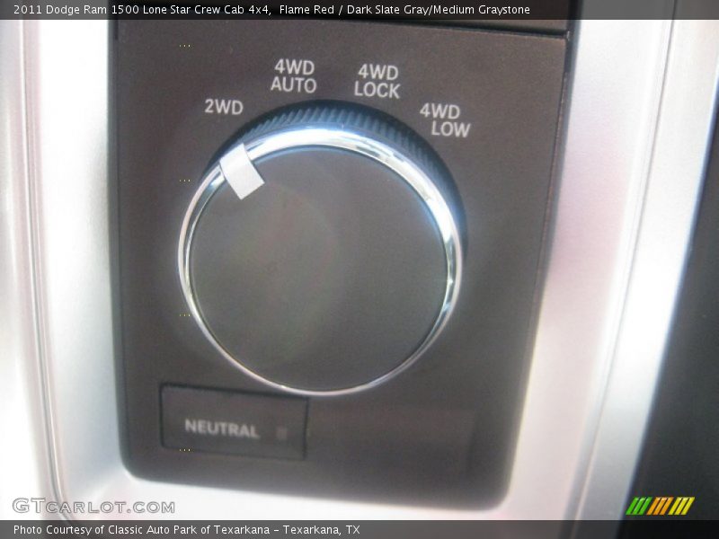 Flame Red / Dark Slate Gray/Medium Graystone 2011 Dodge Ram 1500 Lone Star Crew Cab 4x4