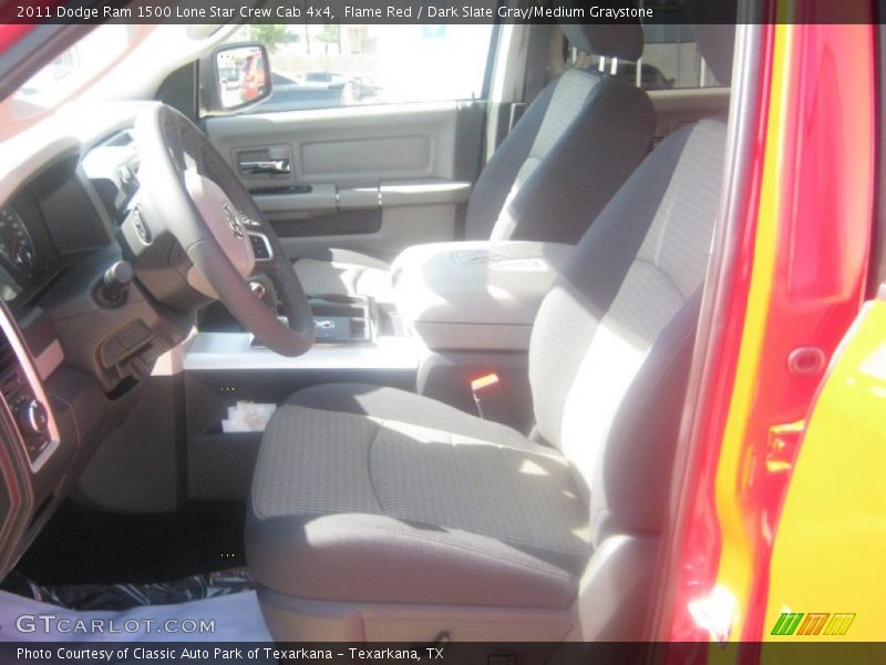Flame Red / Dark Slate Gray/Medium Graystone 2011 Dodge Ram 1500 Lone Star Crew Cab 4x4