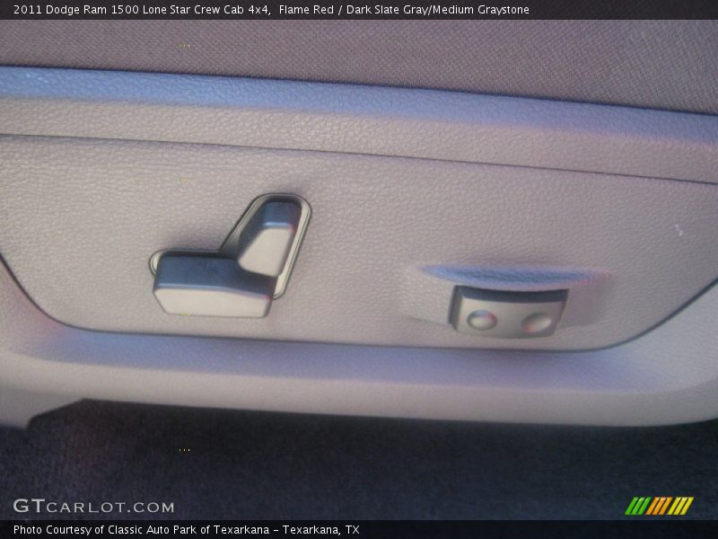 Flame Red / Dark Slate Gray/Medium Graystone 2011 Dodge Ram 1500 Lone Star Crew Cab 4x4