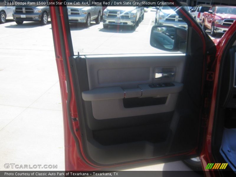 Flame Red / Dark Slate Gray/Medium Graystone 2011 Dodge Ram 1500 Lone Star Crew Cab 4x4