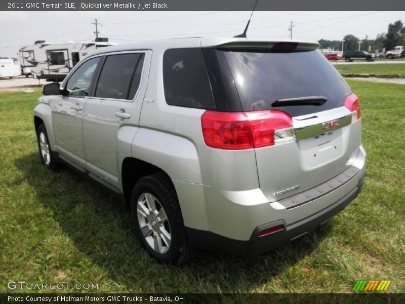 Quicksilver Metallic / Jet Black 2011 GMC Terrain SLE