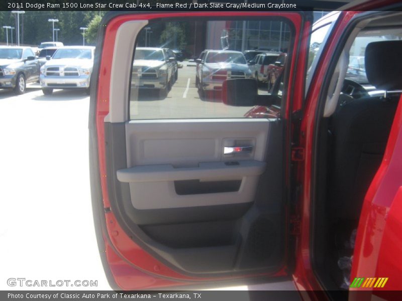 Flame Red / Dark Slate Gray/Medium Graystone 2011 Dodge Ram 1500 Lone Star Crew Cab 4x4