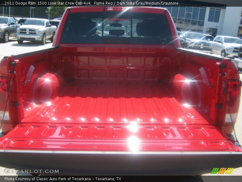 Flame Red / Dark Slate Gray/Medium Graystone 2011 Dodge Ram 1500 Lone Star Crew Cab 4x4