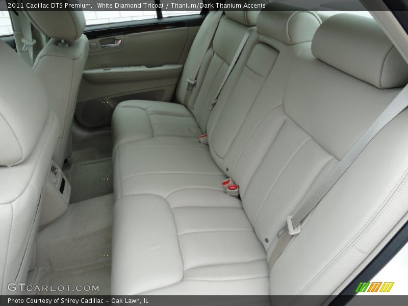 White Diamond Tricoat / Titanium/Dark Titanium Accents 2011 Cadillac DTS Premium