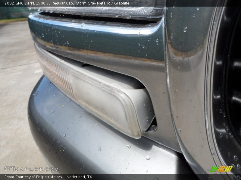 Storm Gray Metallic / Graphite 2002 GMC Sierra 1500 SL Regular Cab
