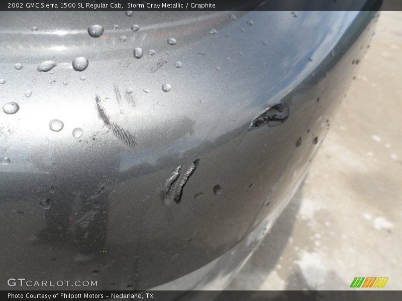 Storm Gray Metallic / Graphite 2002 GMC Sierra 1500 SL Regular Cab