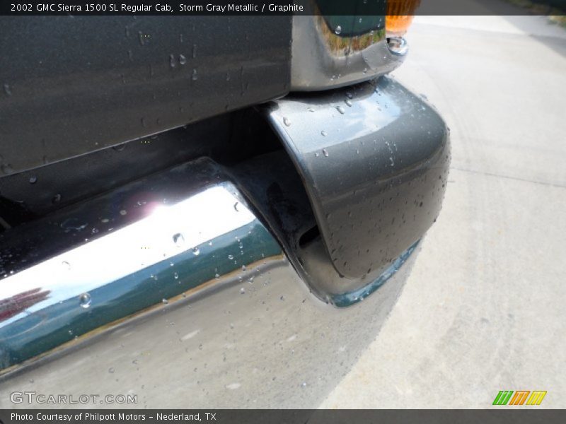 Storm Gray Metallic / Graphite 2002 GMC Sierra 1500 SL Regular Cab