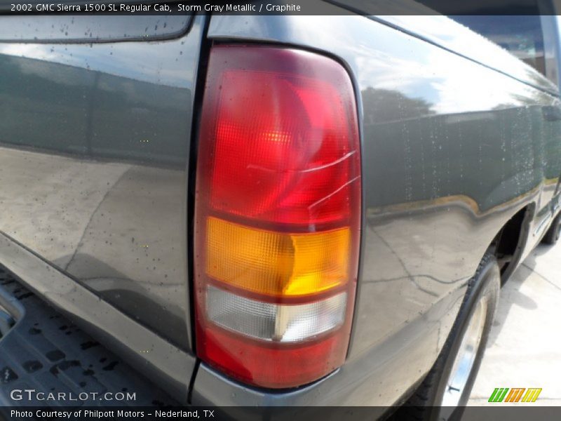 Storm Gray Metallic / Graphite 2002 GMC Sierra 1500 SL Regular Cab