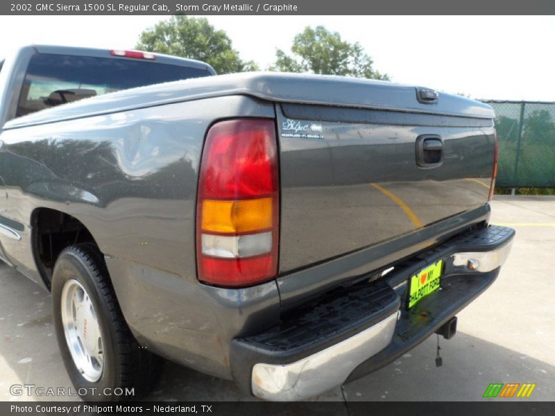 Storm Gray Metallic / Graphite 2002 GMC Sierra 1500 SL Regular Cab
