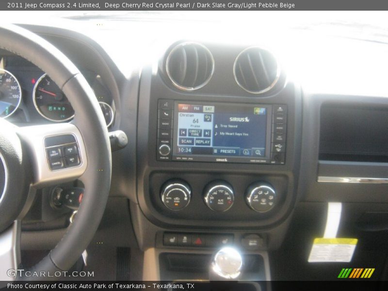 Deep Cherry Red Crystal Pearl / Dark Slate Gray/Light Pebble Beige 2011 Jeep Compass 2.4 Limited