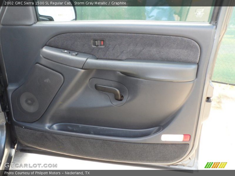 Storm Gray Metallic / Graphite 2002 GMC Sierra 1500 SL Regular Cab