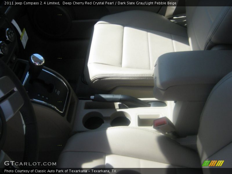 Deep Cherry Red Crystal Pearl / Dark Slate Gray/Light Pebble Beige 2011 Jeep Compass 2.4 Limited