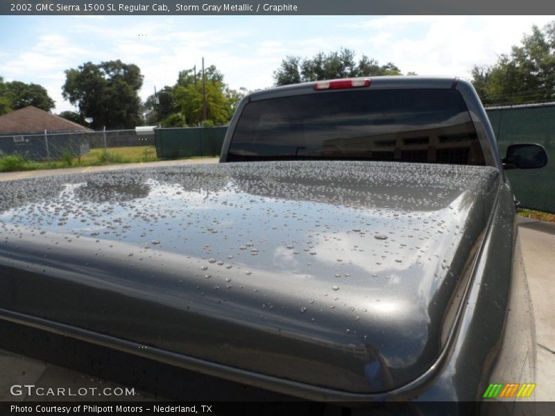 Storm Gray Metallic / Graphite 2002 GMC Sierra 1500 SL Regular Cab