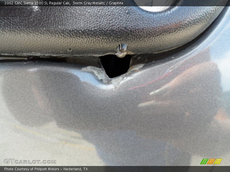 Storm Gray Metallic / Graphite 2002 GMC Sierra 1500 SL Regular Cab
