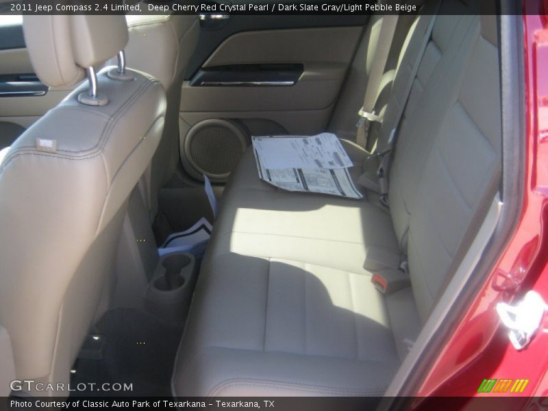 Deep Cherry Red Crystal Pearl / Dark Slate Gray/Light Pebble Beige 2011 Jeep Compass 2.4 Limited