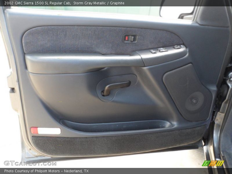 Storm Gray Metallic / Graphite 2002 GMC Sierra 1500 SL Regular Cab