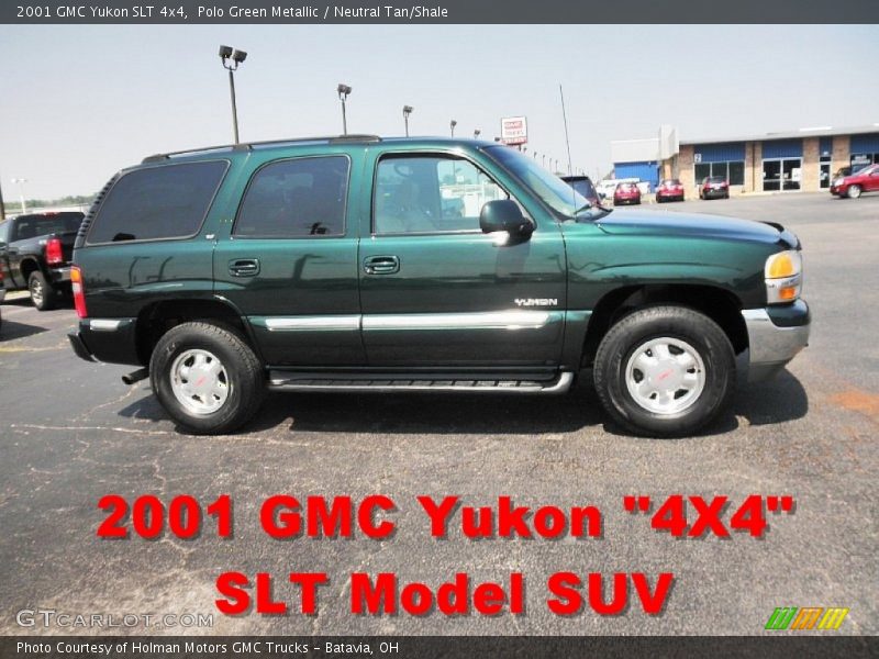 Polo Green Metallic / Neutral Tan/Shale 2001 GMC Yukon SLT 4x4