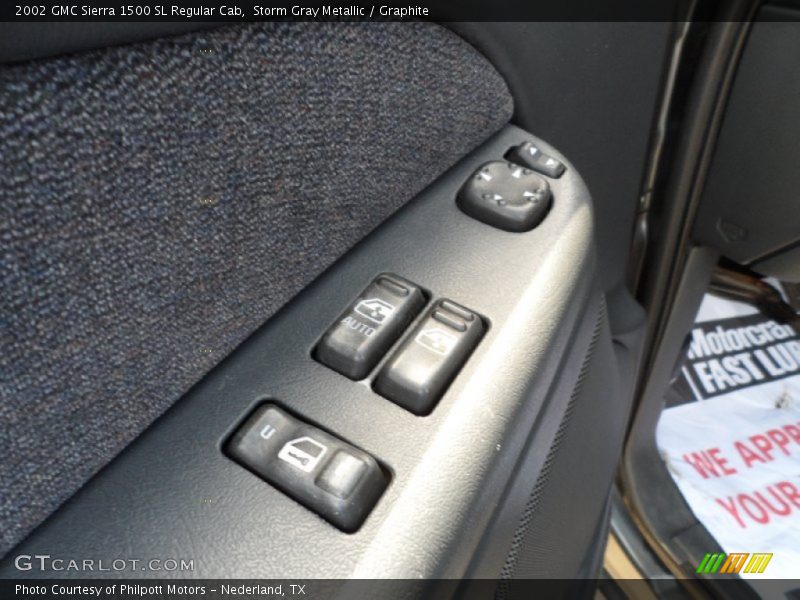 Storm Gray Metallic / Graphite 2002 GMC Sierra 1500 SL Regular Cab
