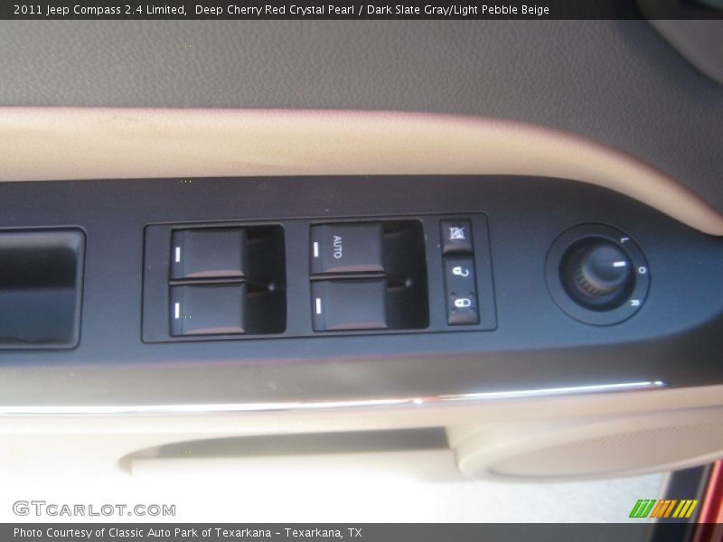 Deep Cherry Red Crystal Pearl / Dark Slate Gray/Light Pebble Beige 2011 Jeep Compass 2.4 Limited