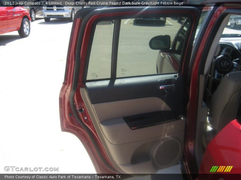 Deep Cherry Red Crystal Pearl / Dark Slate Gray/Light Pebble Beige 2011 Jeep Compass 2.4 Limited