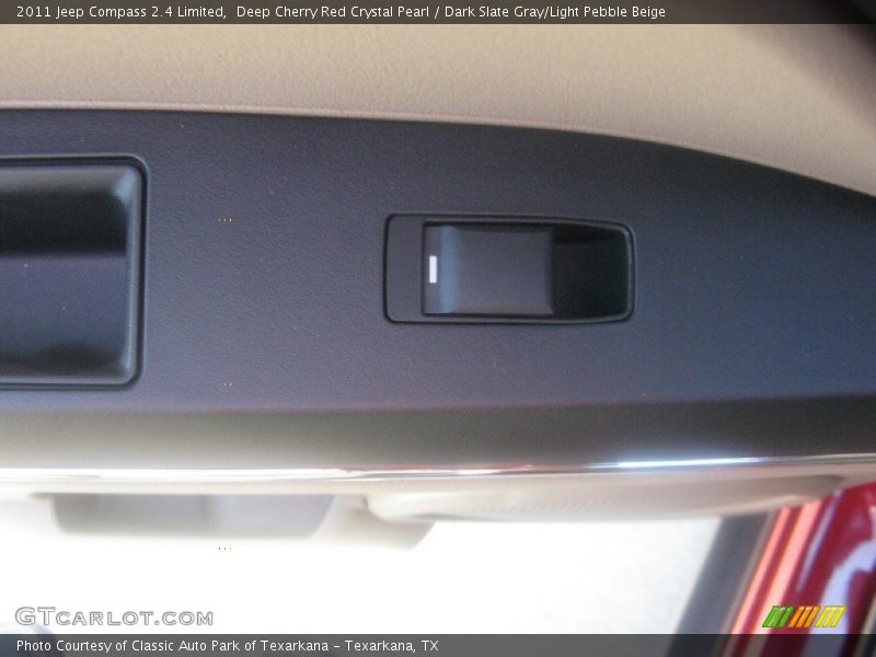 Deep Cherry Red Crystal Pearl / Dark Slate Gray/Light Pebble Beige 2011 Jeep Compass 2.4 Limited