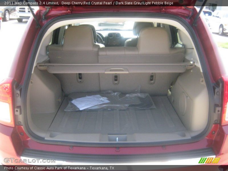 Deep Cherry Red Crystal Pearl / Dark Slate Gray/Light Pebble Beige 2011 Jeep Compass 2.4 Limited