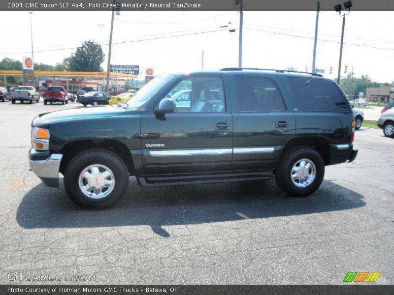 Polo Green Metallic / Neutral Tan/Shale 2001 GMC Yukon SLT 4x4