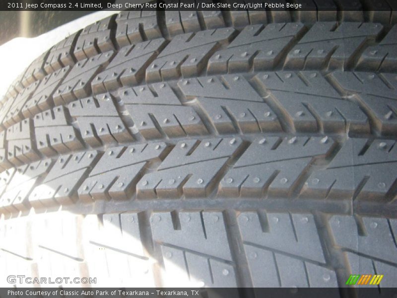 Deep Cherry Red Crystal Pearl / Dark Slate Gray/Light Pebble Beige 2011 Jeep Compass 2.4 Limited