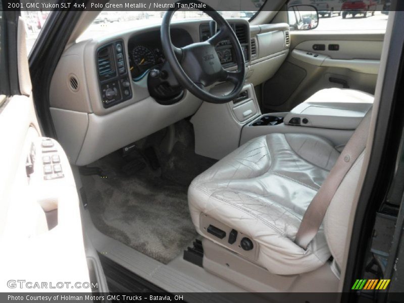 Polo Green Metallic / Neutral Tan/Shale 2001 GMC Yukon SLT 4x4