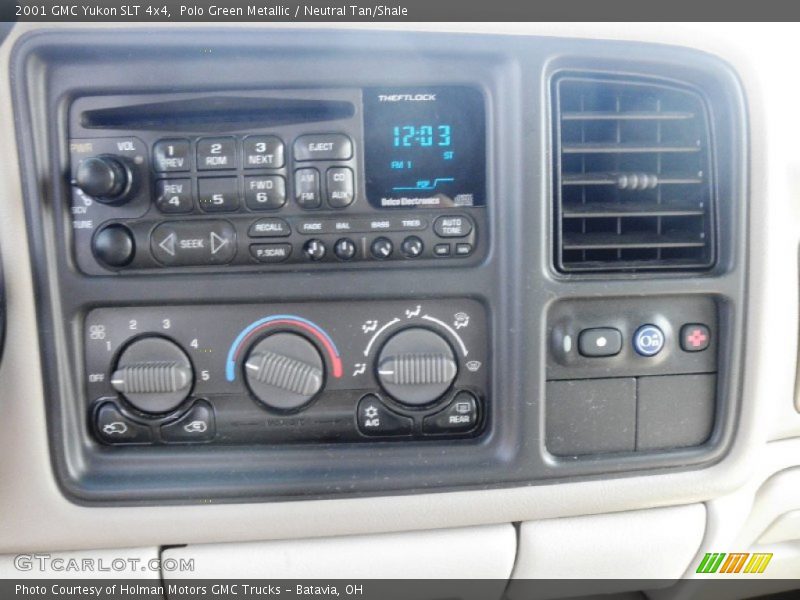 Polo Green Metallic / Neutral Tan/Shale 2001 GMC Yukon SLT 4x4