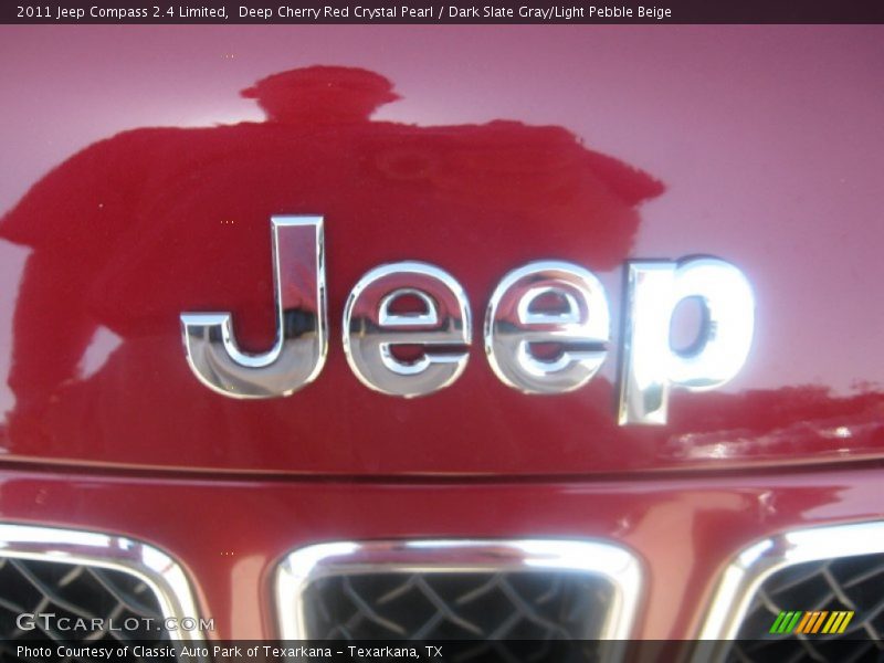 Deep Cherry Red Crystal Pearl / Dark Slate Gray/Light Pebble Beige 2011 Jeep Compass 2.4 Limited