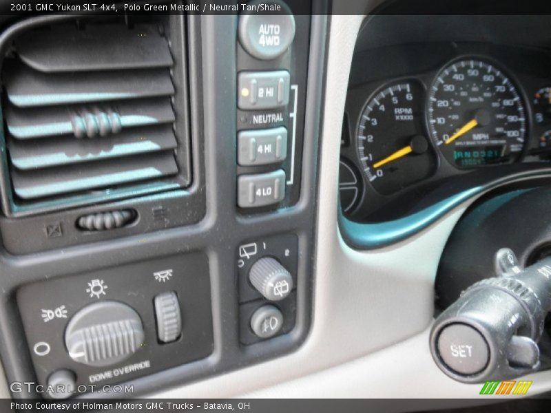 Polo Green Metallic / Neutral Tan/Shale 2001 GMC Yukon SLT 4x4