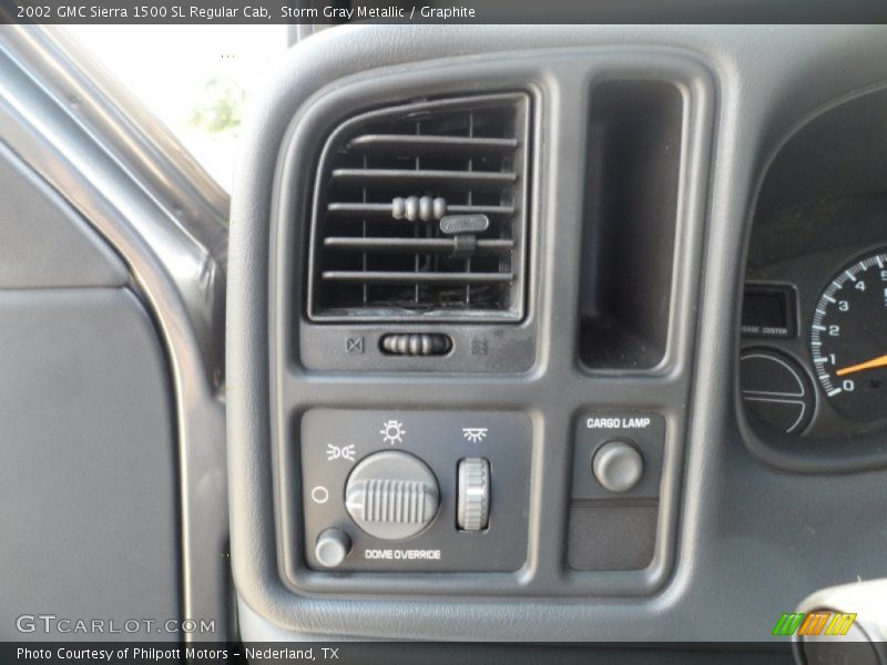 Storm Gray Metallic / Graphite 2002 GMC Sierra 1500 SL Regular Cab