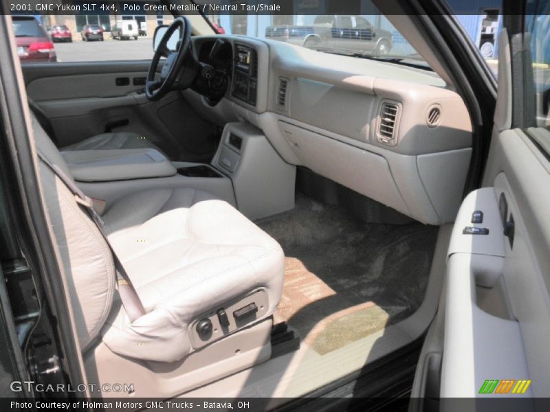 Polo Green Metallic / Neutral Tan/Shale 2001 GMC Yukon SLT 4x4