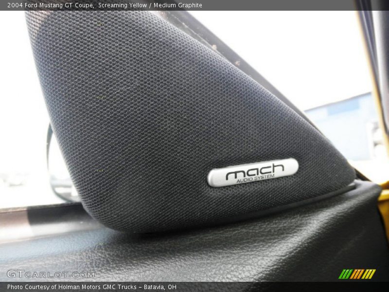 Screaming Yellow / Medium Graphite 2004 Ford Mustang GT Coupe