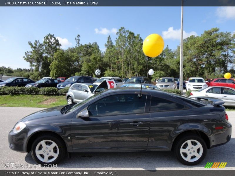 Slate Metallic / Gray 2008 Chevrolet Cobalt LT Coupe