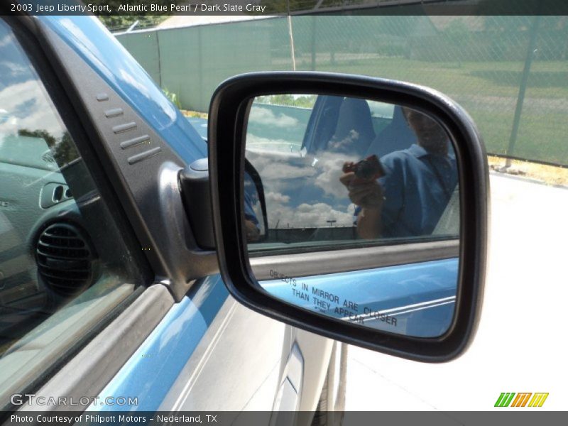 Atlantic Blue Pearl / Dark Slate Gray 2003 Jeep Liberty Sport