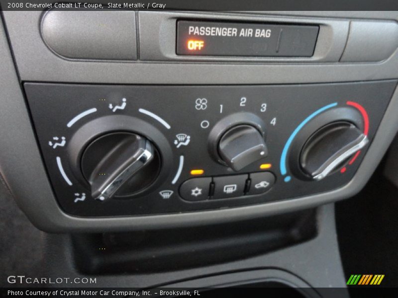 Slate Metallic / Gray 2008 Chevrolet Cobalt LT Coupe