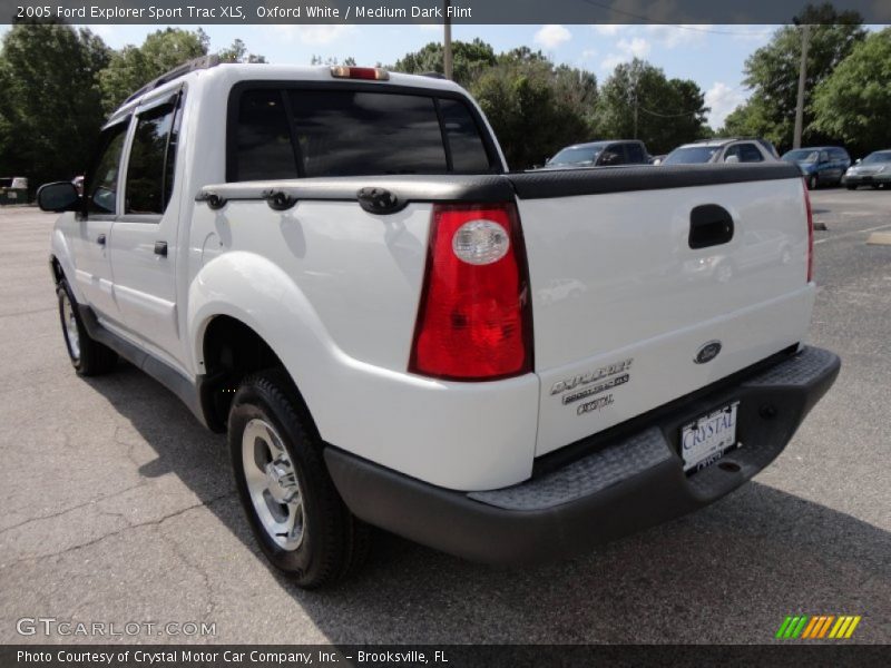 Oxford White / Medium Dark Flint 2005 Ford Explorer Sport Trac XLS