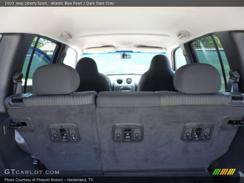 Atlantic Blue Pearl / Dark Slate Gray 2003 Jeep Liberty Sport