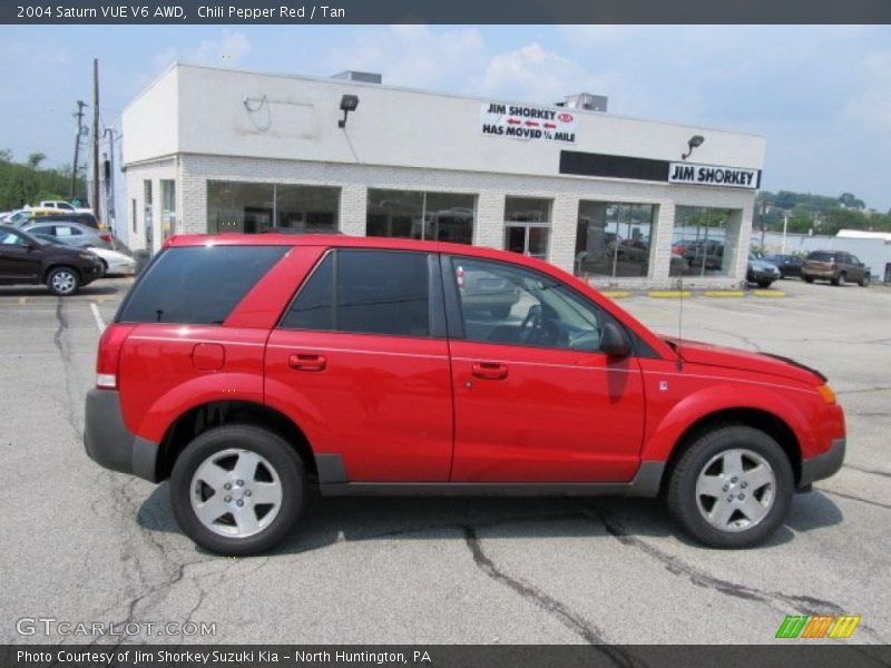 Chili Pepper Red / Tan 2004 Saturn VUE V6 AWD