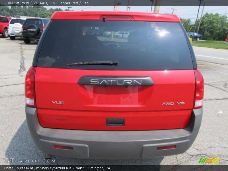 Chili Pepper Red / Tan 2004 Saturn VUE V6 AWD